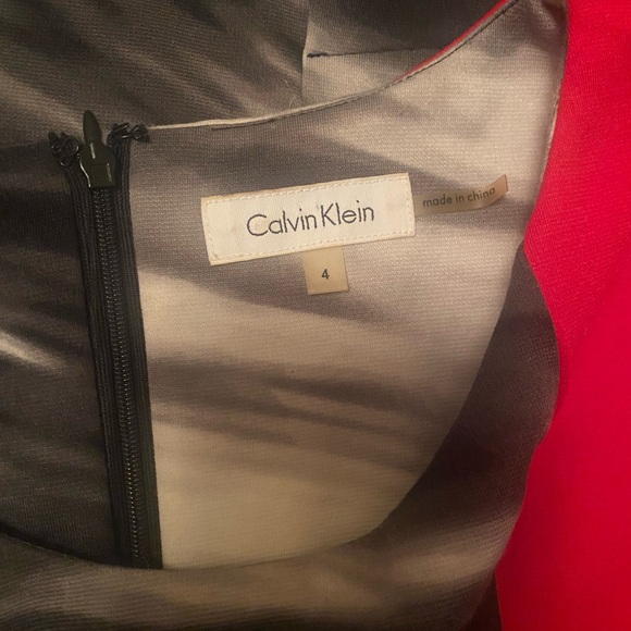 Colour-blocked Sheath Dress by Calvin Klein - Picture 3 of 4